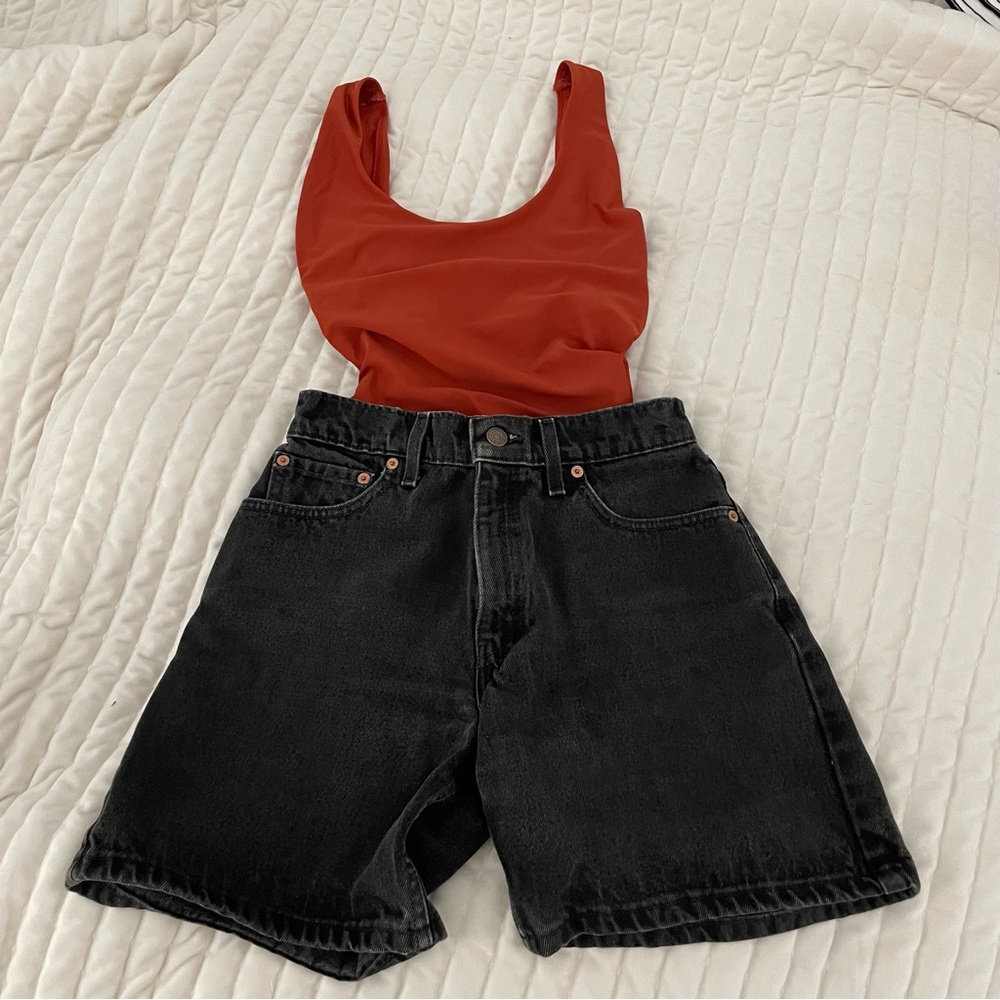 Burnt orange Aerie one piece swim